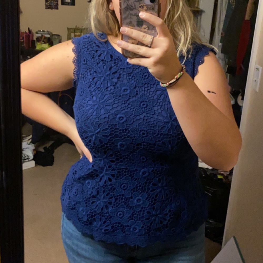 Lace tank top